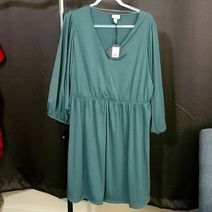 AVA & VIV NWT Green Dress
